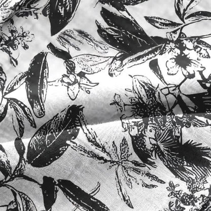 Set pigiama con stampa botanica monocromatica - image 9