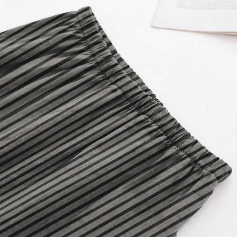 Set pigiama unisex a righe in modal - image 4