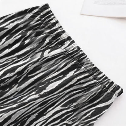 Set pigiama unisex in modal con stampa zebrata - image 3