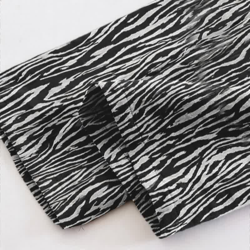 Set pigiama unisex in modal con stampa zebrata - image 4