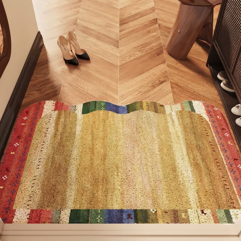 Tappeto d'ingresso persiano vintage antiscivolo - 35'' × 47'' - image 0