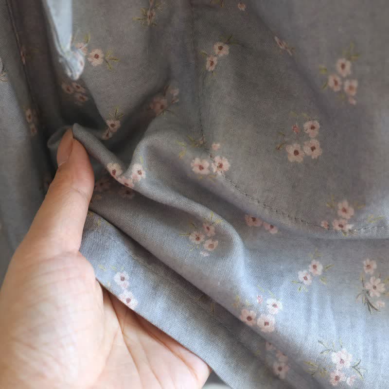 Pantaloncini da pigiama in cotone con stampa a fiori di ciliegio - image 12