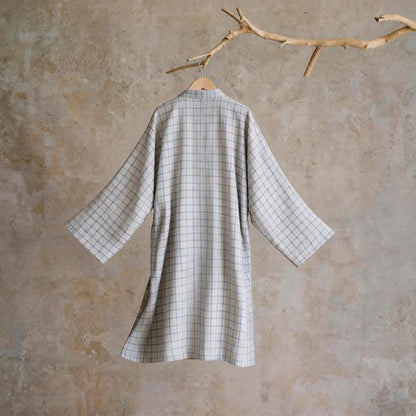 Kimono unisex in cotone a griglia - image 9