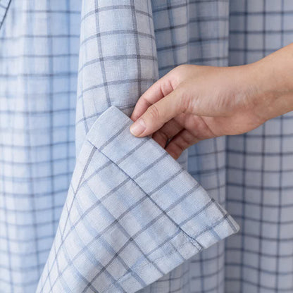 Kimono unisex in cotone a griglia - image 7