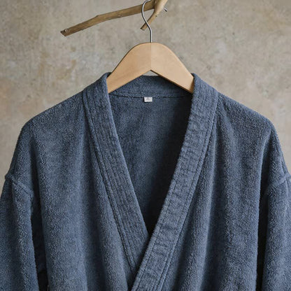 Kimono unisex in tinta unita in cotone. - image 18