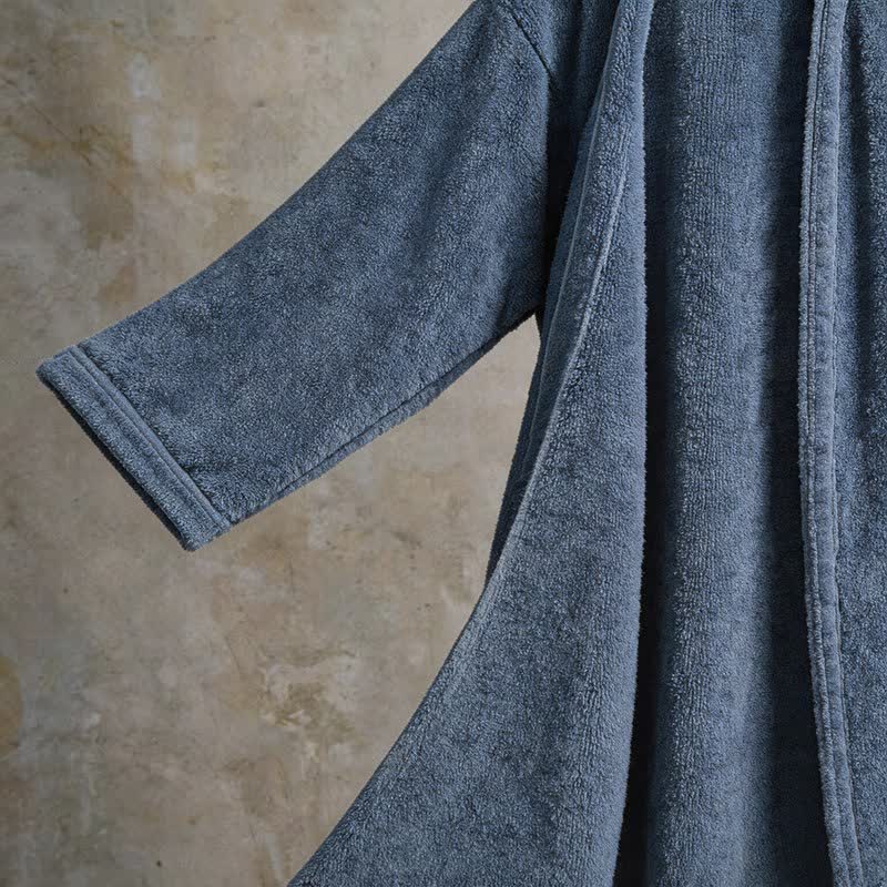 Kimono unisex in tinta unita in cotone. - image 20
