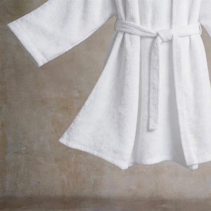 Kimono unisex in tinta unita in cotone. - image 13