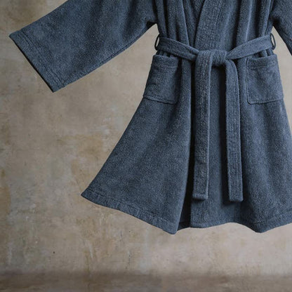 Kimono unisex in tinta unita in cotone. - image 19