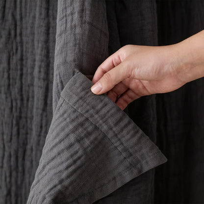 Kimono unisex in garza di cotone tinta unita - image 18