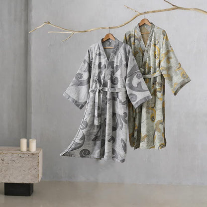 Kimono unisex in cotone stile barocco - image 1
