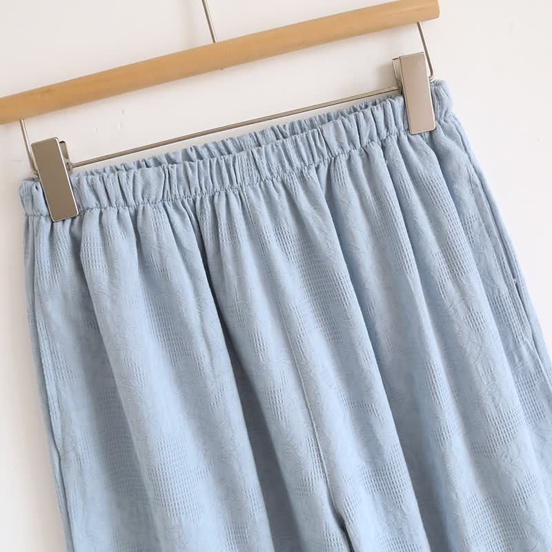 Set pigiama in cotone azzurro cielo (pezzi) - image 10