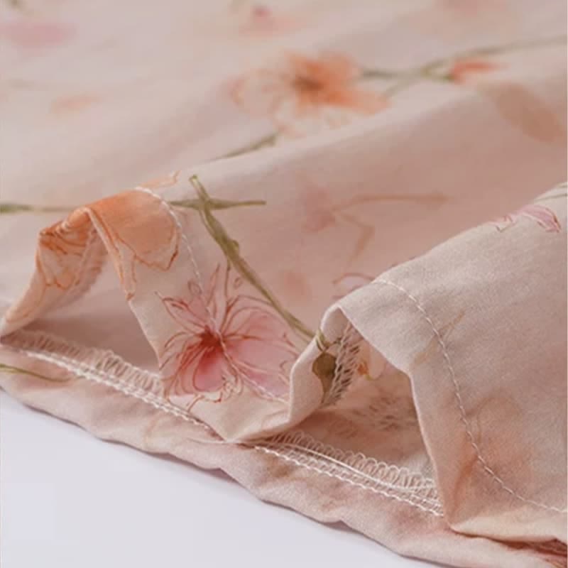 Camicia da notte floreale con maniche a volant - image 7
