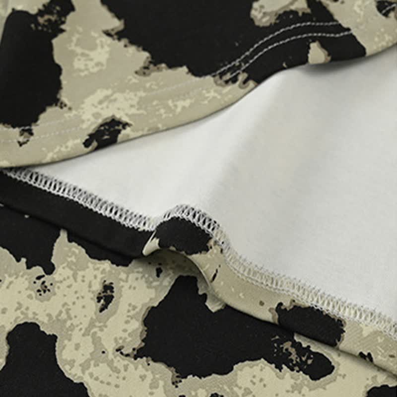 Camicia da notte in cotone con laccetti sul davanti e scollo a V. - image 5