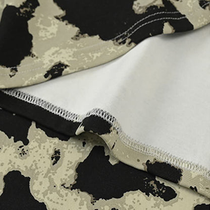 Camicia da notte in cotone con laccetti sul davanti e scollo a V. - image 5