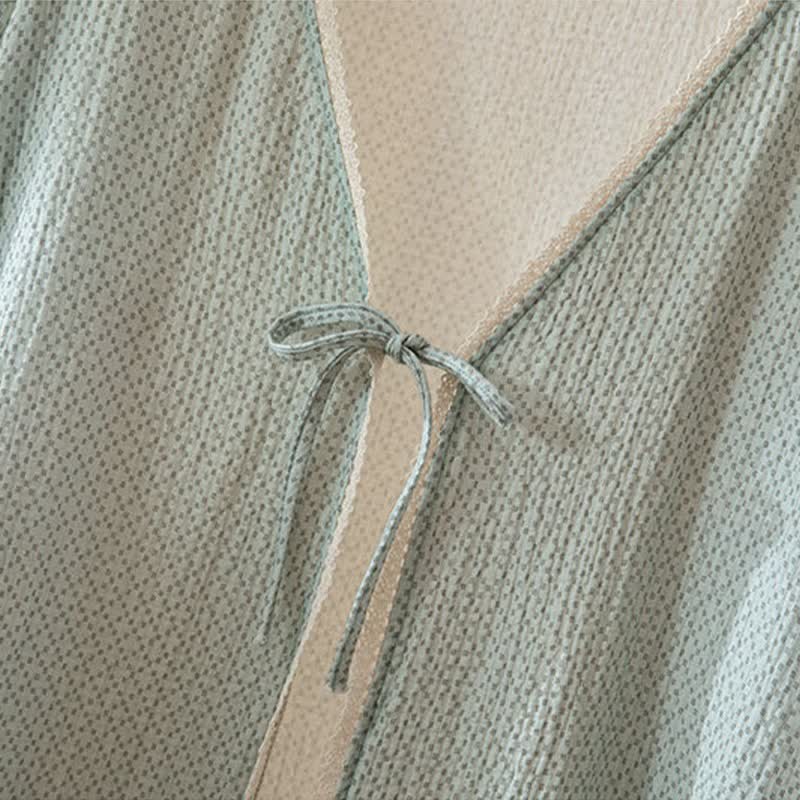 Set pigiama da donna in cotone stampato (3 pezzi) - image 10