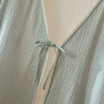 Set pigiama da donna in cotone stampato (3 pezzi) - image 10