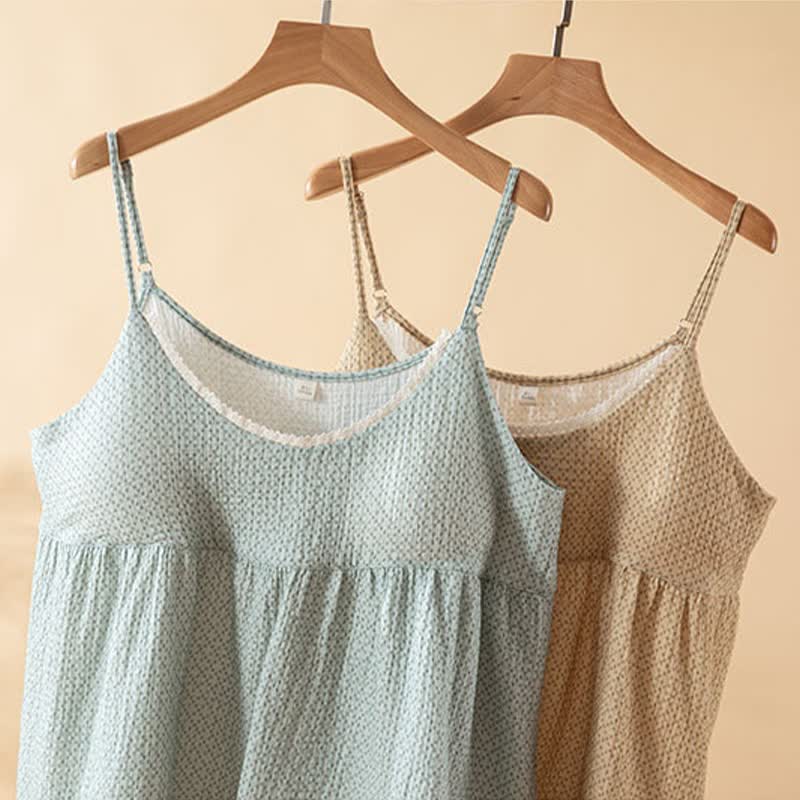 Set pigiama da donna in cotone stampato (3 pezzi) - image 16