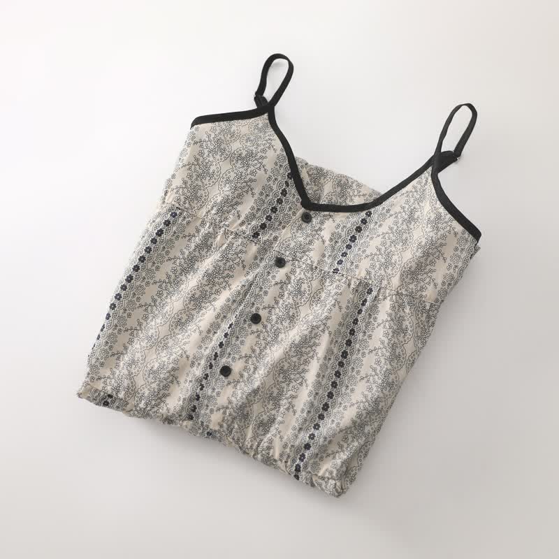 Camicia da notte da donna in cotone stile boho - image 4