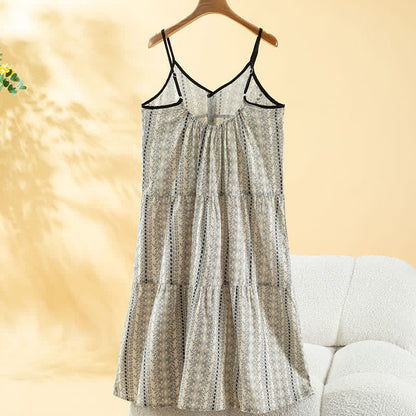 Camicia da notte da donna in cotone stile boho - image 5