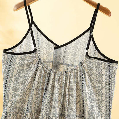 Camicia da notte da donna in cotone stile boho - image 7