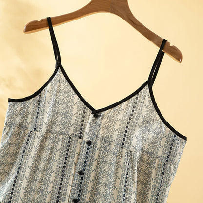 Camicia da notte da donna in cotone stile boho - image 6