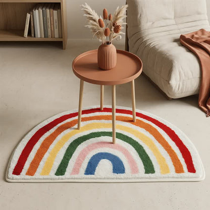 Tappeto da bagno Rainbow Arch in finto cashmere - image 1