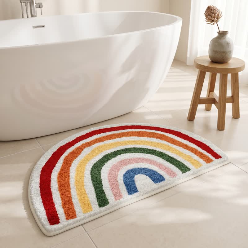 Tappeto da bagno Rainbow Arch in finto cashmere - image 3
