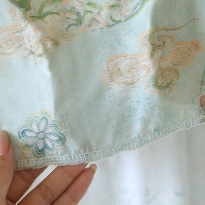 Pigiama da donna tradizionale orientale con stampa floreale - image 7