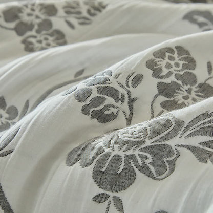 Set di trapunte reversibili con motivo rami e fiori - image 15