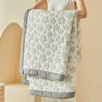 Set di trapunte reversibili con motivo a stelle neutre - image 12