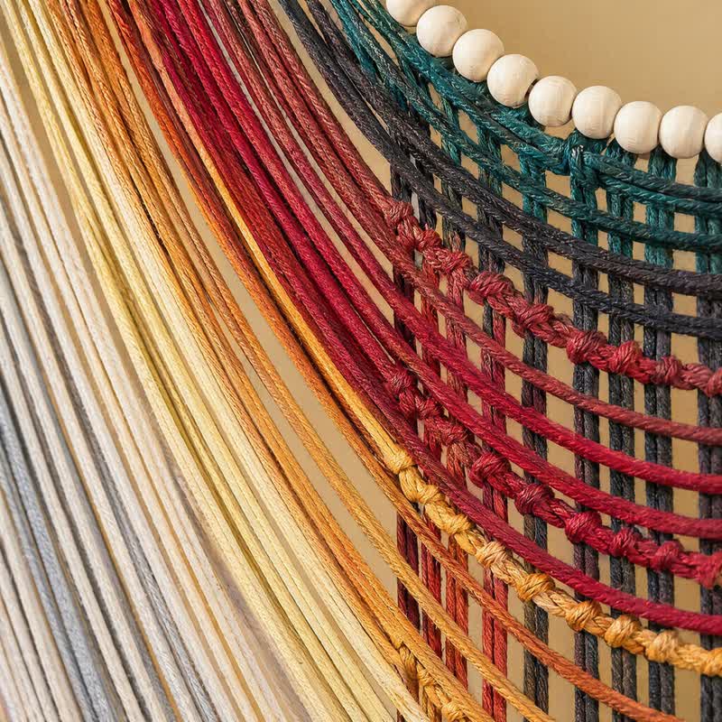 Decorazione da parete in cotone bohemien con perline - image 5