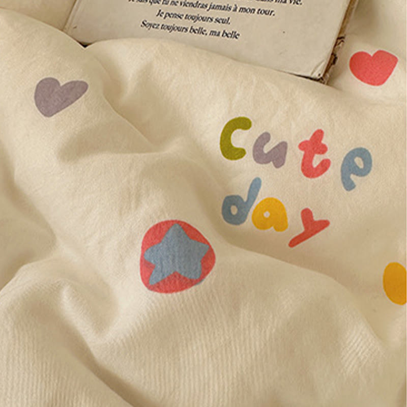 Set di biancheria da letto Rainbow Hearts Soft Touch - image 3