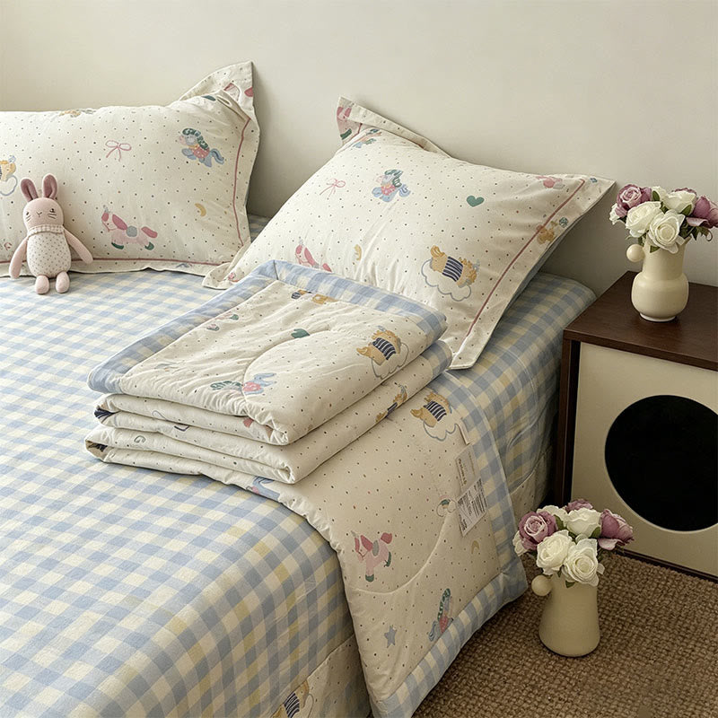 Set di biancheria da letto in puro cotone con stampa fantasiosa - image 2