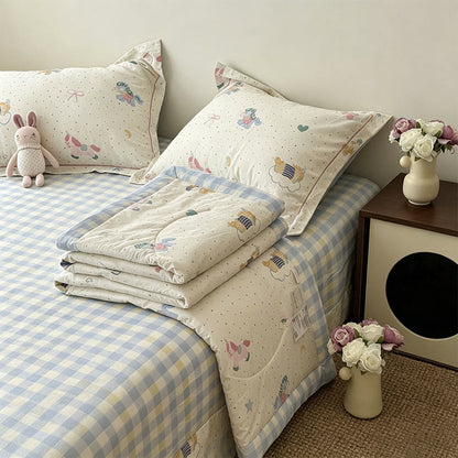 Set di biancheria da letto in puro cotone con stampa fantasiosa - image 2