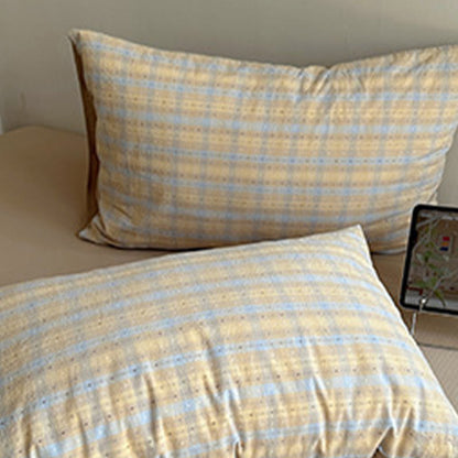 Set di biancheria da letto moderno a righe in cotone lavato - image 3