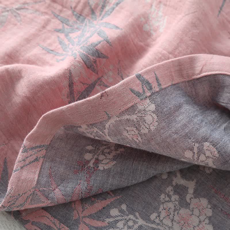 Camicia da notte in cotone con spalline a volant in bambù - image 6