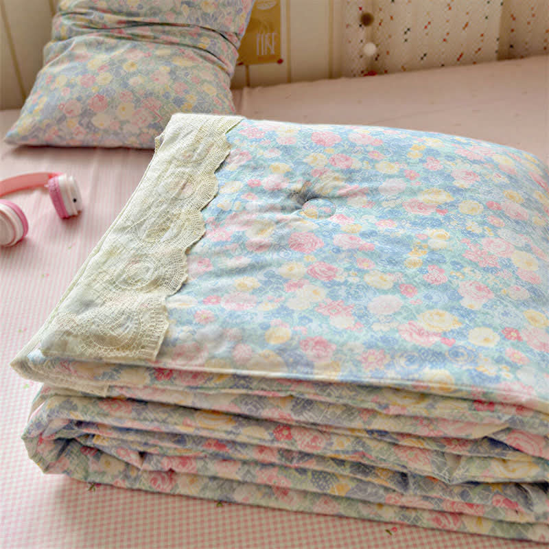 Set di biancheria da letto in cotone Lace Romance - image 0