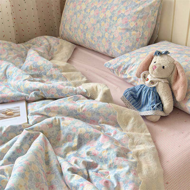 Set di biancheria da letto in cotone Lace Romance - image 2