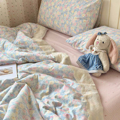 Set di biancheria da letto in cotone Lace Romance - image 2