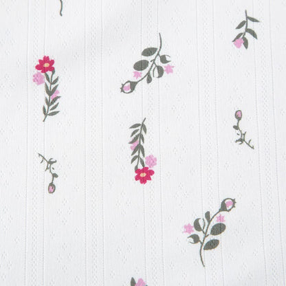 Abito sottoveste bianco senza maniche con stampa floreale, perfetto per il relax. - image 10