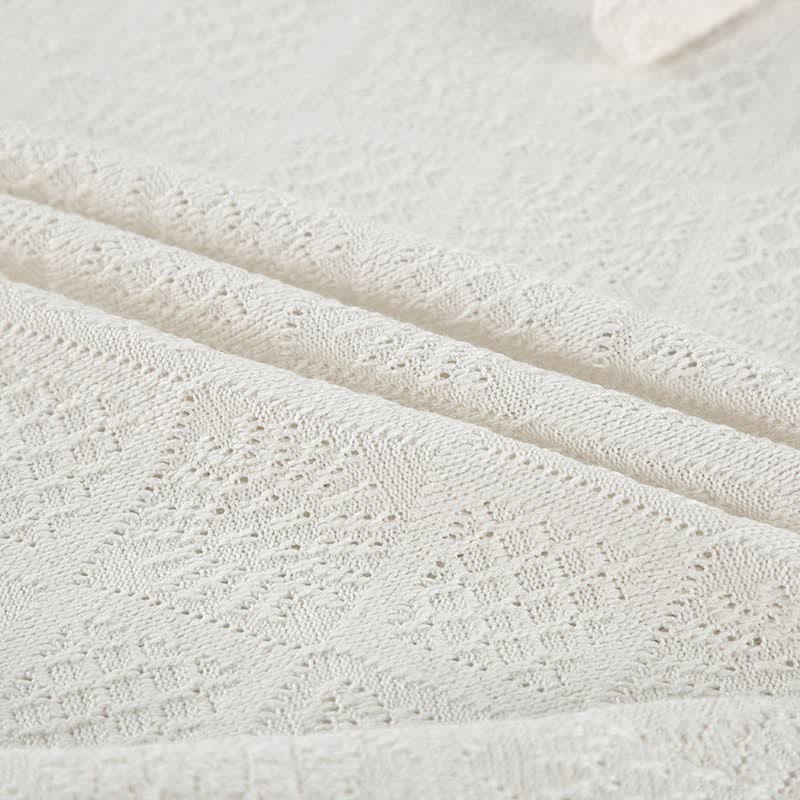 Set pigiama con canotta e pantaloncini in jacquard beige - image 13