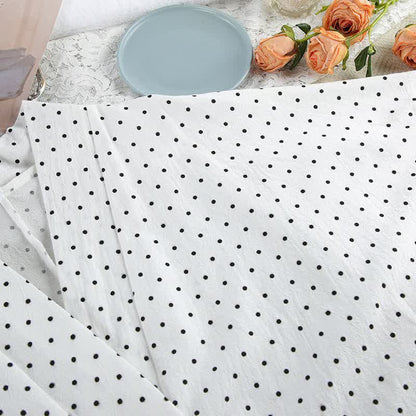 Completo pigiama kimono in cotone a pois - image 7