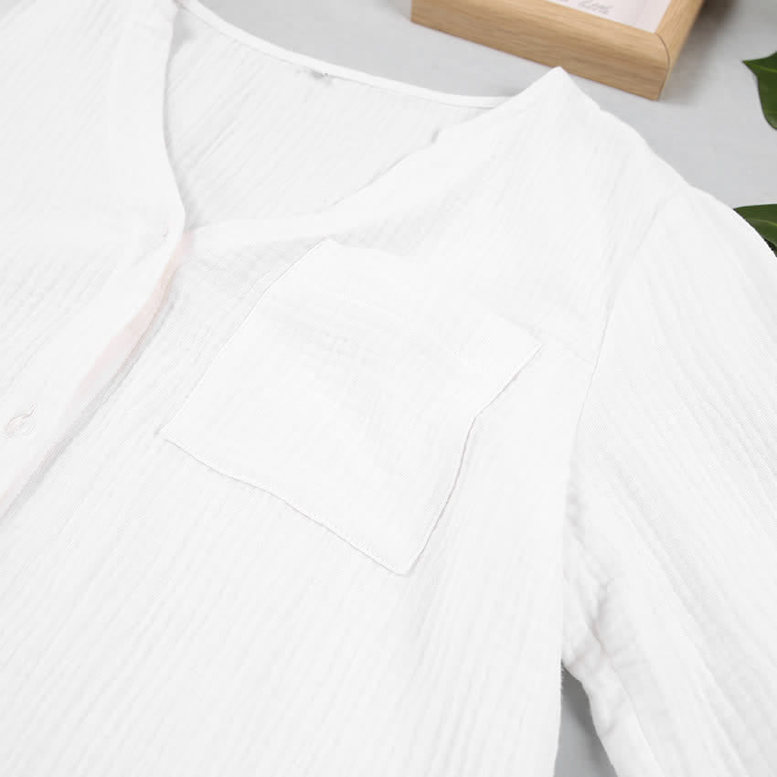Completo pigiama composto da maglia a maniche lunghe e pantaloncini - image 6