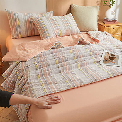 Set di biancheria da letto Pure Summer a quadri morbidi - image 7