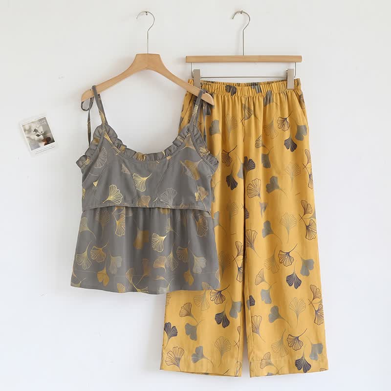 Set pigiama Ginkgo composto da top e pantaloni - image 25