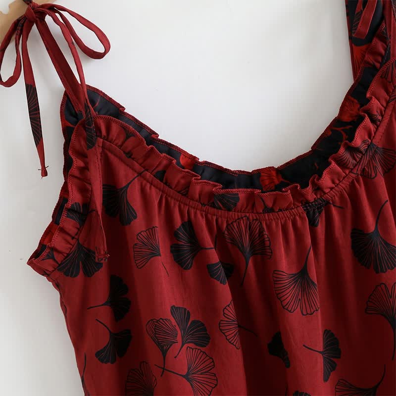 Set pigiama Ginkgo composto da top e pantaloni. - image 23