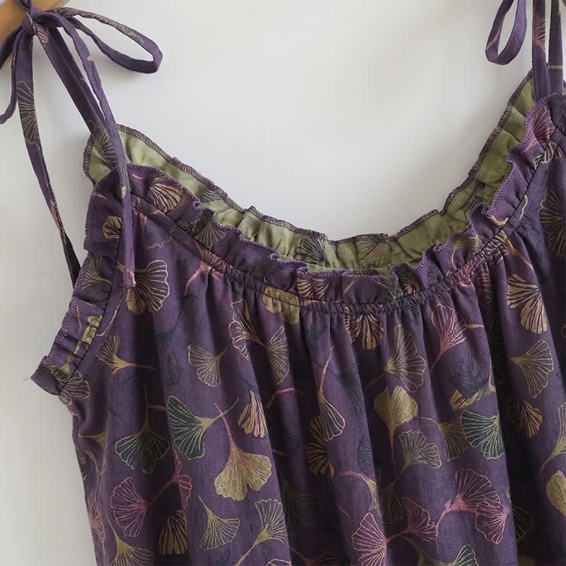 Set pigiama Ginkgo composto da top e pantaloni. - image 14