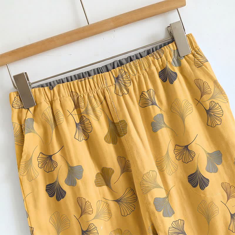 Set pigiama Ginkgo composto da top e pantaloni. - image 27