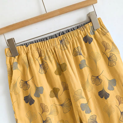 Set pigiama Ginkgo composto da top e pantaloni. - image 27