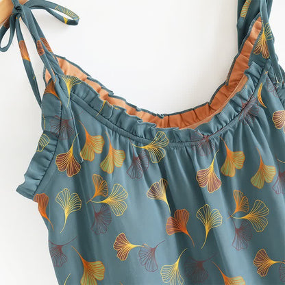 Set pigiama Ginkgo composto da top e pantaloni - image 2